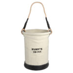12" LEATHER BOTTOM UTILITY BUCKET