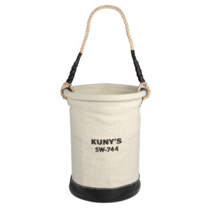12" LEATHER BOTTOM UTILITY BUCKET