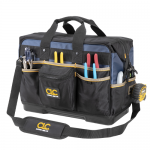 19" MOLDED BASE CONTRACTOR’S CLOSED TOP TOOL BAG - 29 POCKET
