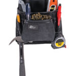 HEAVY DUTY LEATHER NAIL & TOOL BAG