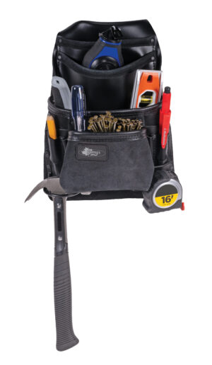 HEAVY DUTY LEATHER NAIL & TOOL BAG
